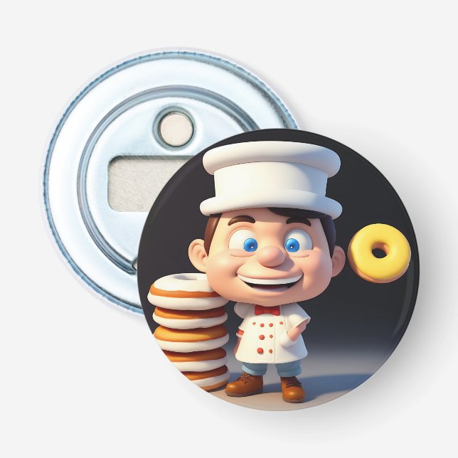 Rör inte mina Donuts, Flaska-öppnare Flasköppnare (Framsidan)