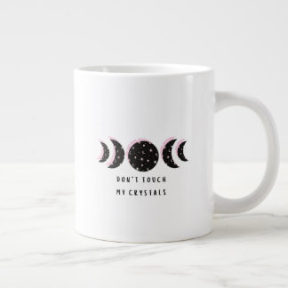Rör inte mina kristaller Large Mugg Jumbo Mugg