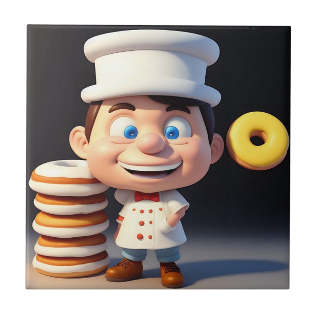 Rör inte mina ördar, keramiskt plattor kakelplatta (Framsidan)