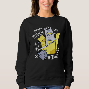 Rör Inte Mina Tänker Ilsken Katt Katt T Shirt