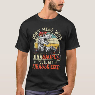 Rör Inte Ninasaurus Så Blir Du Jurasskickad T Shirt