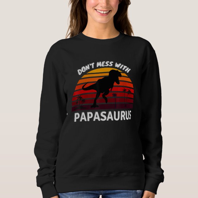 Rör inte PAPASAURUS T Shirt (Framsida)