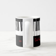 Rör inte – pianotangentdesign