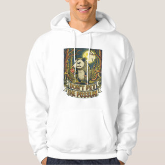 Rör inte pungråttan – Roligt djurvarning Hoodie
