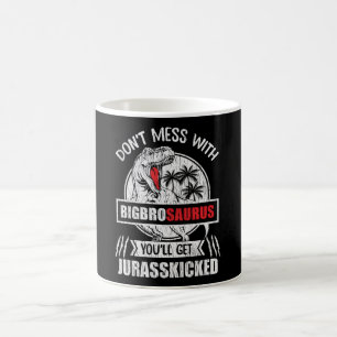 Rör inte storebror Saurus dinosauriefamiljen Kaffemugg