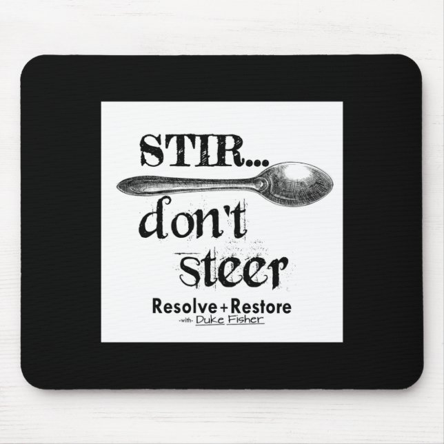 Rör inte styr  musmatta (Framsidan)