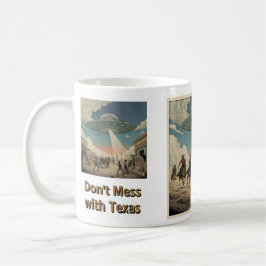 Rör inte Texas - Invasionmugg Kaffemugg