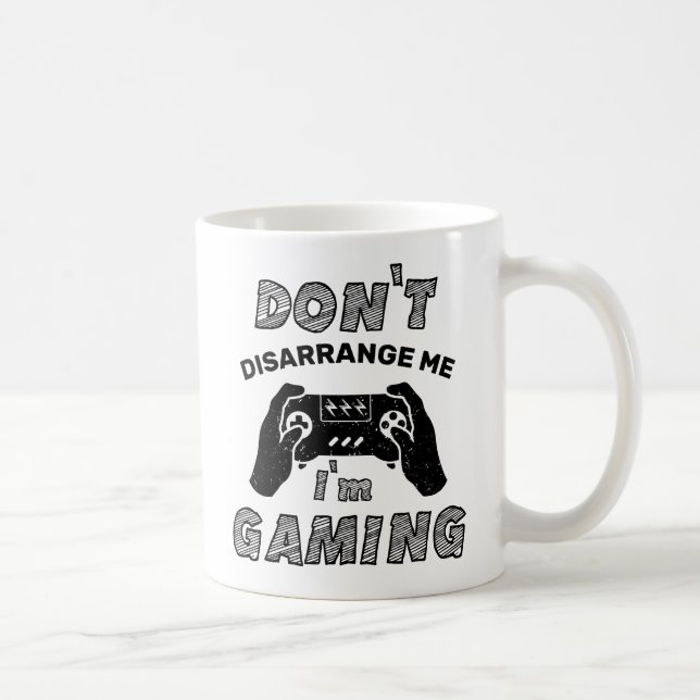 Rör inte till mig, jag spelar spel, Spelentusiaste Kaffemugg (Höger)