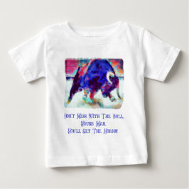 Rör Inte Tjuren Småbarn Vit T-Shirt