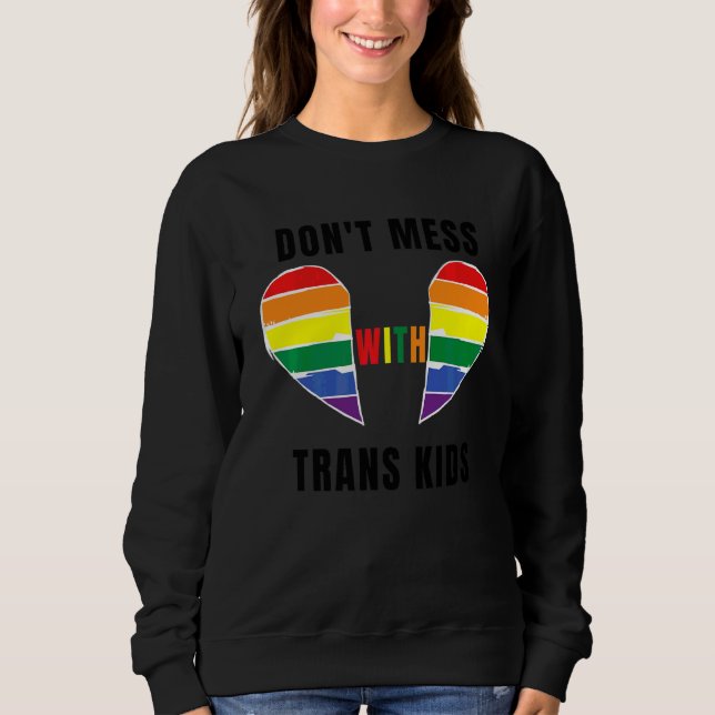 Rör Inte Transbarn Texas Skydda Transbarn T Shirt (Framsida)