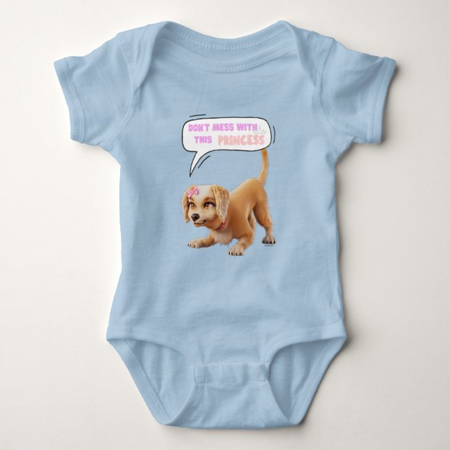 Rör inte vid denna prinsessa t shirt (Framsida)