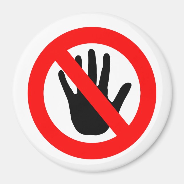 Rör inte vid magnet (Framsidan)