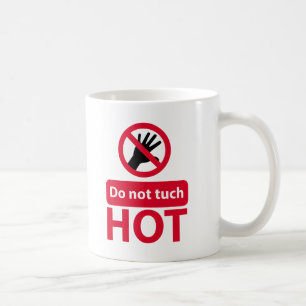Rör inte vid röd signal kaffemugg