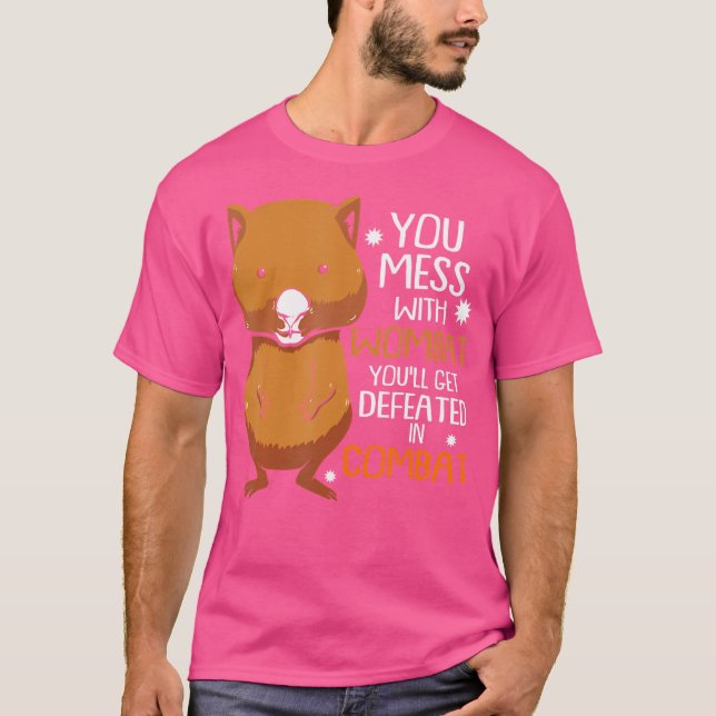 Rör Inte Vombaten T Shirt (Framsida)