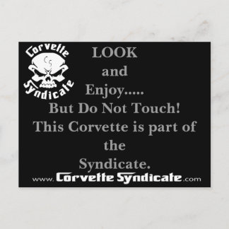 Rör inte vykortet vykort