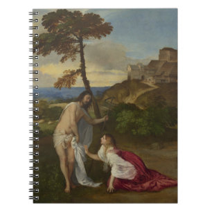 Rör mig inte (av titian) anteckningsbok