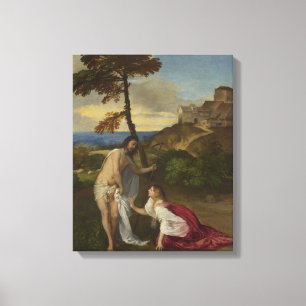 Rör mig inte (av titian) canvastryck