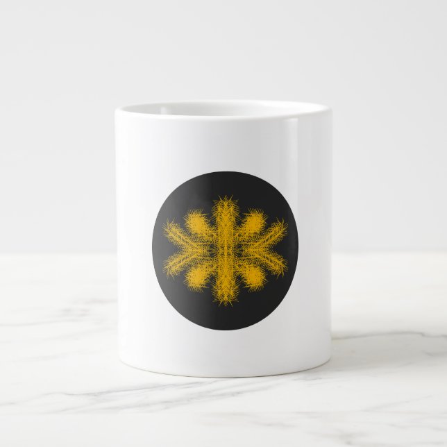 Rör mig inte | Tyst ASMR Art Jumbo Mugg (Framsidan)