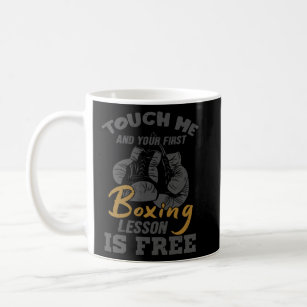 Rör mig och din första boxing Lesson är gratis Kaffemugg