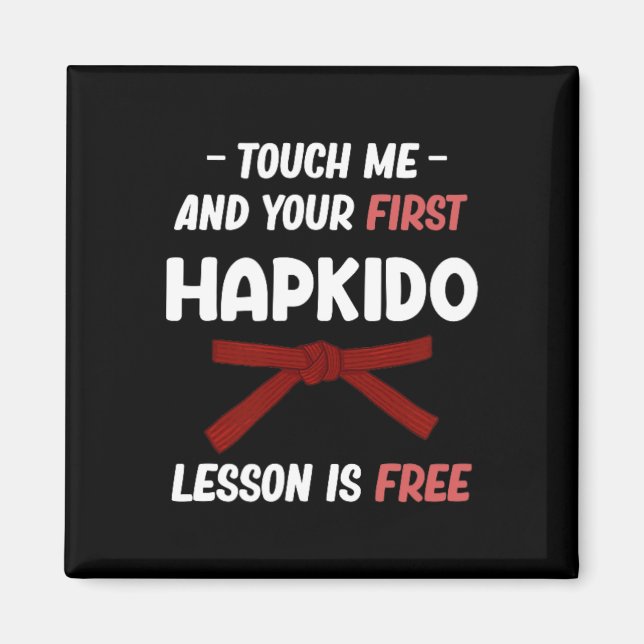 Rör mig och din första Hapkido-lektion är gratis J Magnet (Framsidan)