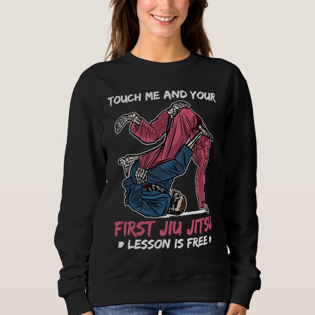Rör mig och din första Jiu Jitsu-lektion är gratis T Shirt (Framsida)