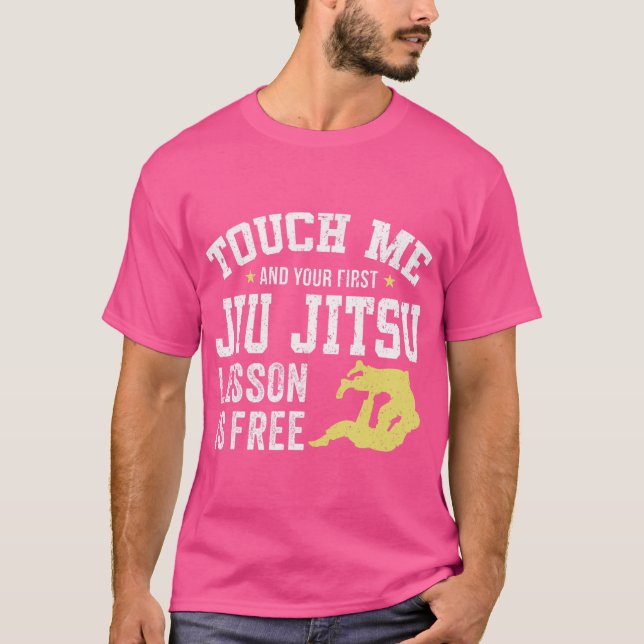 Rör mig och din första Jiu Jitsu T Shirt (Framsida)