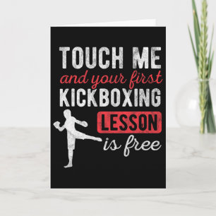 Rör mig och din första kickboxningslektion är grat kort
