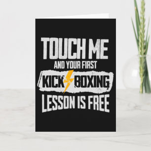 Rör mig och din första kickboxningslektion är grat kort