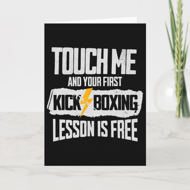 Rör mig och din första kickboxningslektion är grat kort (Framsida)