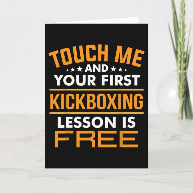 Rör mig och din första kickboxningslektion är grat kort (Framsida)