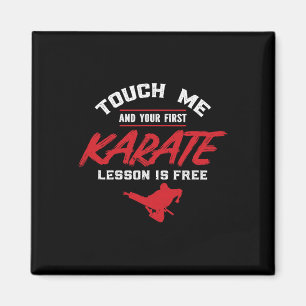 Rör mig och din första lektion är fri Karate Magnet