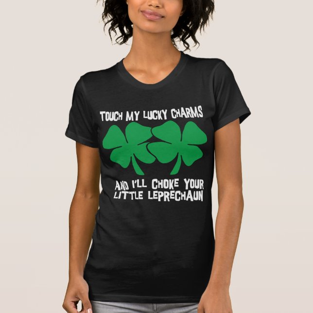 Rör mina Lucky Charms - jag ska välja... Tröja (Framsida)
