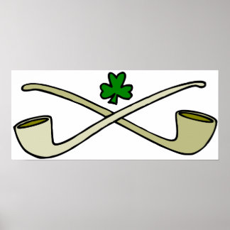 Rör och schamprock poster