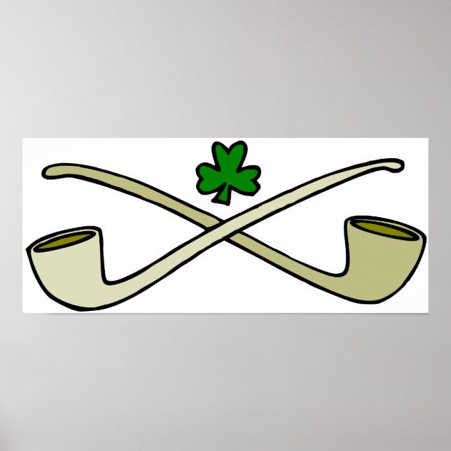Rör och schamprock poster (Framsidan)