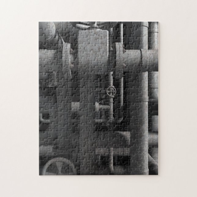 Rör och ventiler pussel (Vertikal)