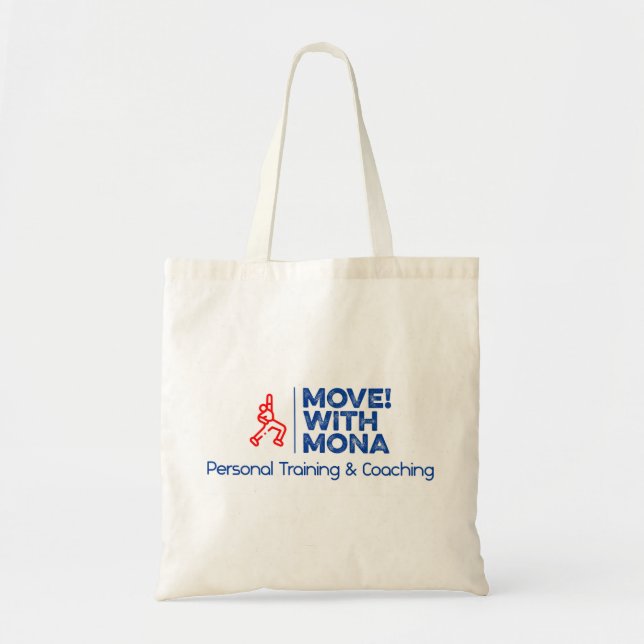 Rör på er! Med Mona Tote Bag Tygkasse (Framsidan)