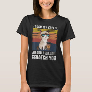 Rör på mitt kaffe och jag ska spola dig. t shirt