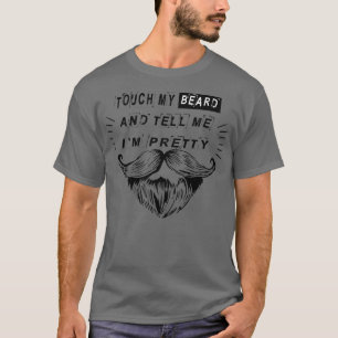 Rör på skägret och säg Ix27m söt coola-gåva T Shirt