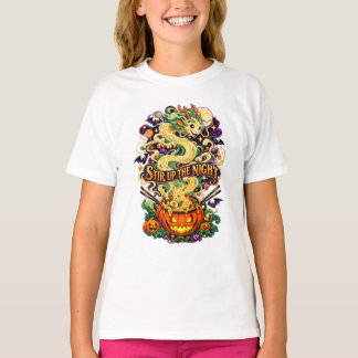 Rör Upp Natt Månadrag Halloween T Shirt