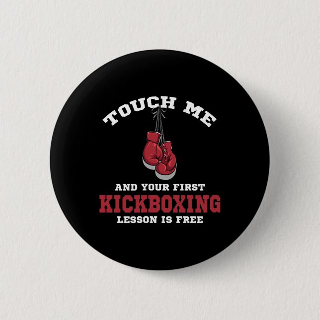 Rör vid mig och din första kickboxningslektion är  knapp (Framsida)