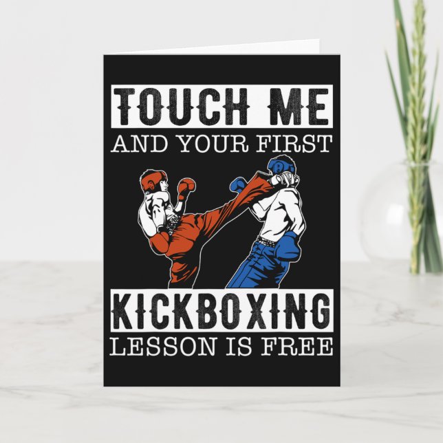 Rör vid mig och din första kickboxningslektion är  kort (Framsida)