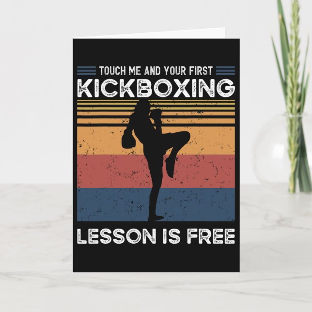 Rör vid mig och din första kickboxningslektion är  kort (Framsida)