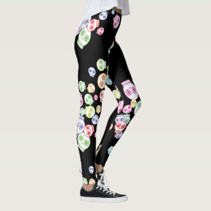 Röra Av Söta Döskallar Leggings