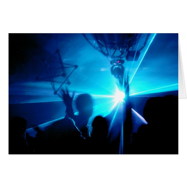 Röra det ljust hälsningskort (Framsidan Horizontal)