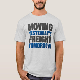 Röra gårdag fraktar i morgon (järnväg) t shirt