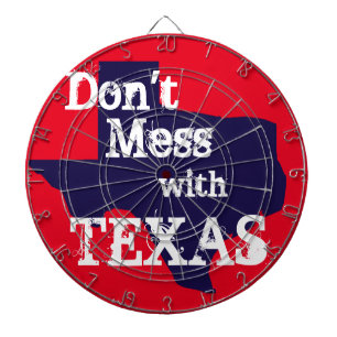 Röra inte med den Texas dartboarden Piltavla