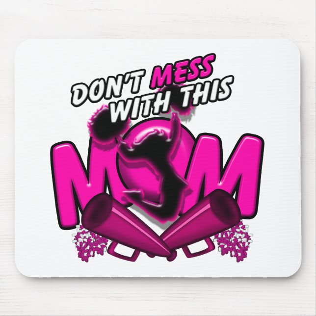 Röra inte med denna jubelmamma musmatta (Framsidan)