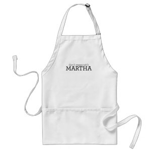 Röra inte med det Martha förklädet Förkläde
