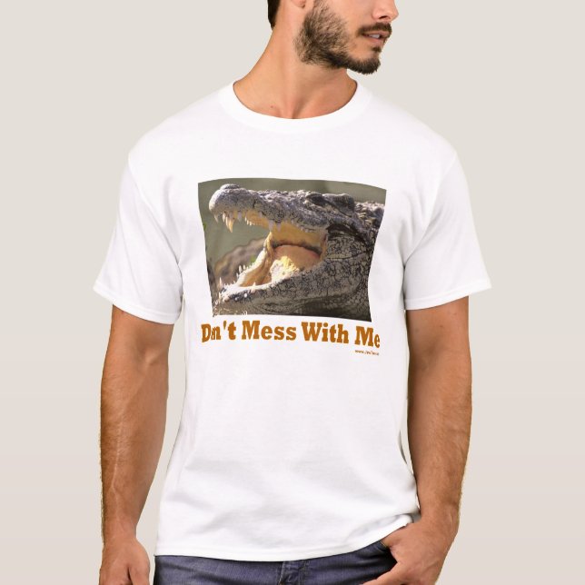 Röra inte med mig den Croc T skjortan Tröja (Framsida)
