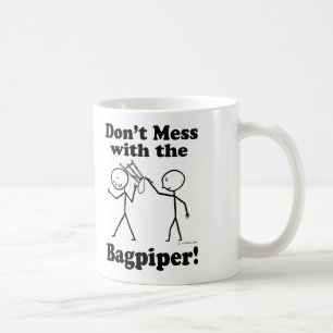 Röra inte med säckpipeblåsaren kaffemugg
